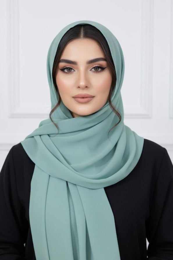 Soft Mint Green Hijab