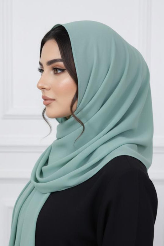 Soft Mint Green Hijab