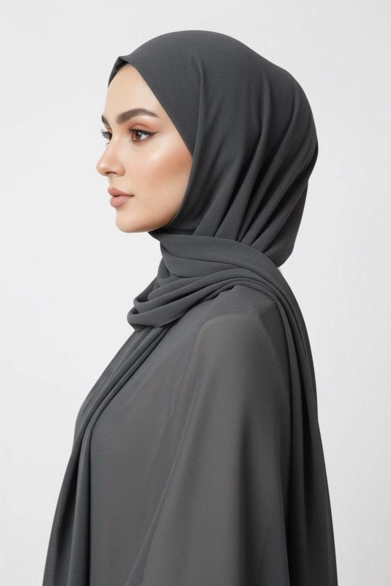 Charcoal Gray Hijab