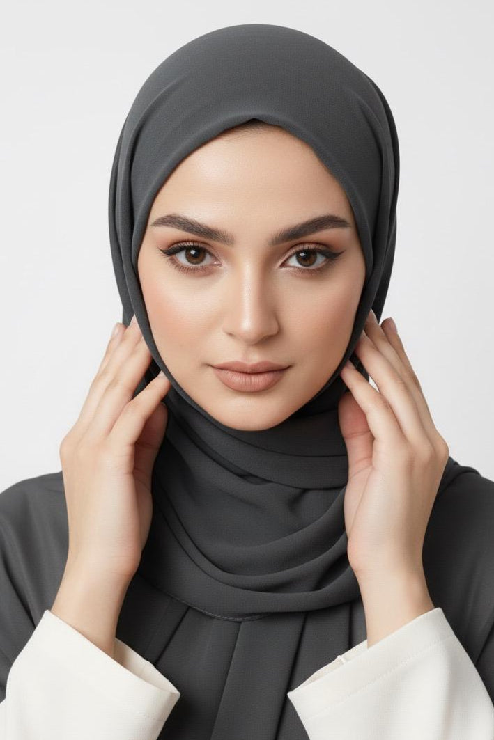 Charcoal Gray Hijab
