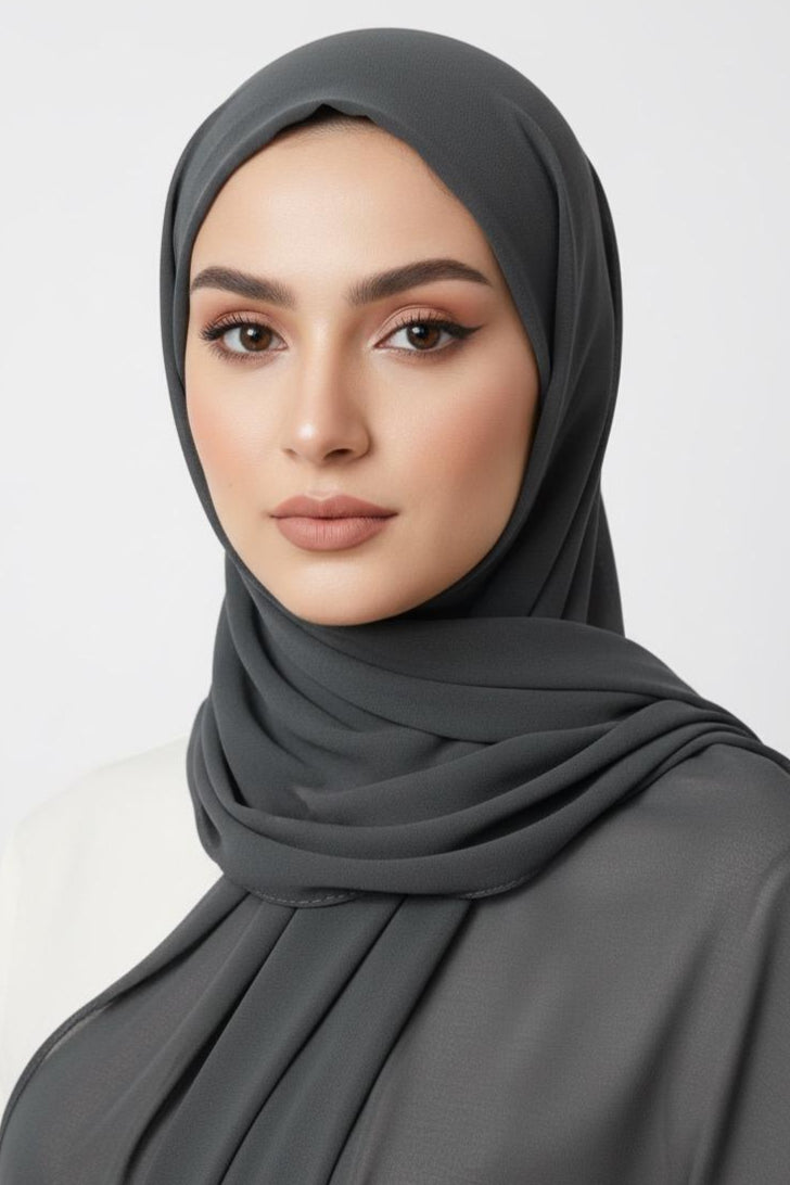 Charcoal Gray Hijab